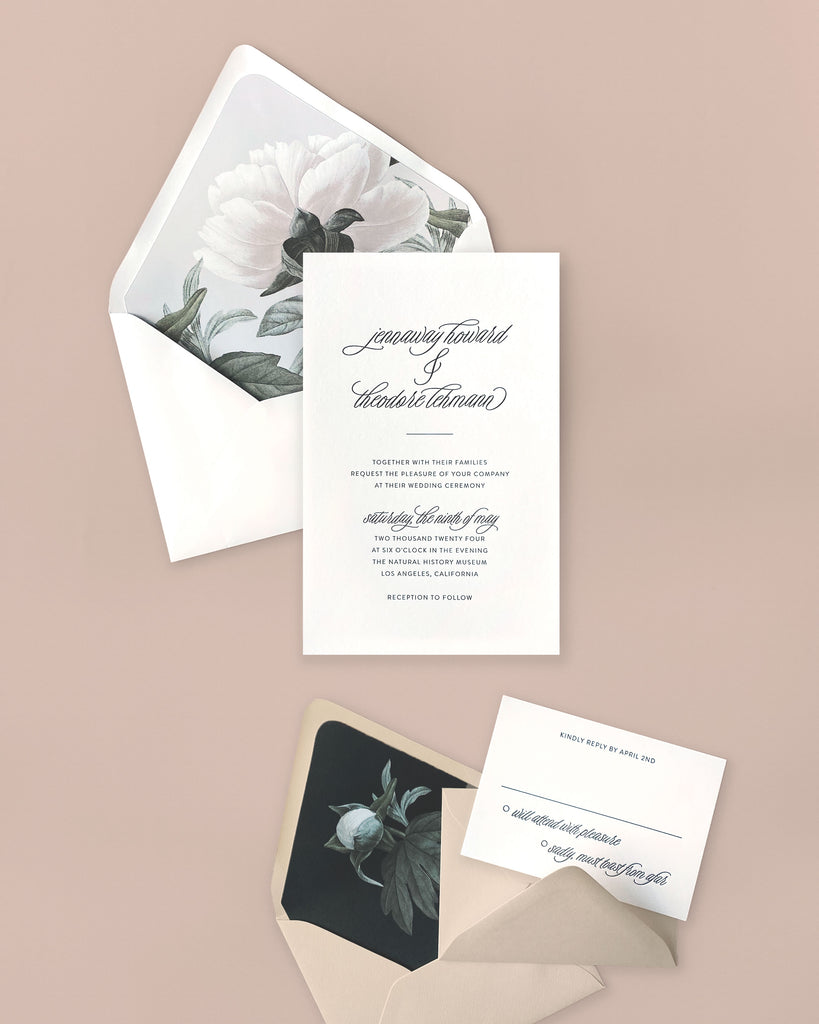 Jennaway Letterpress Wedding Invites