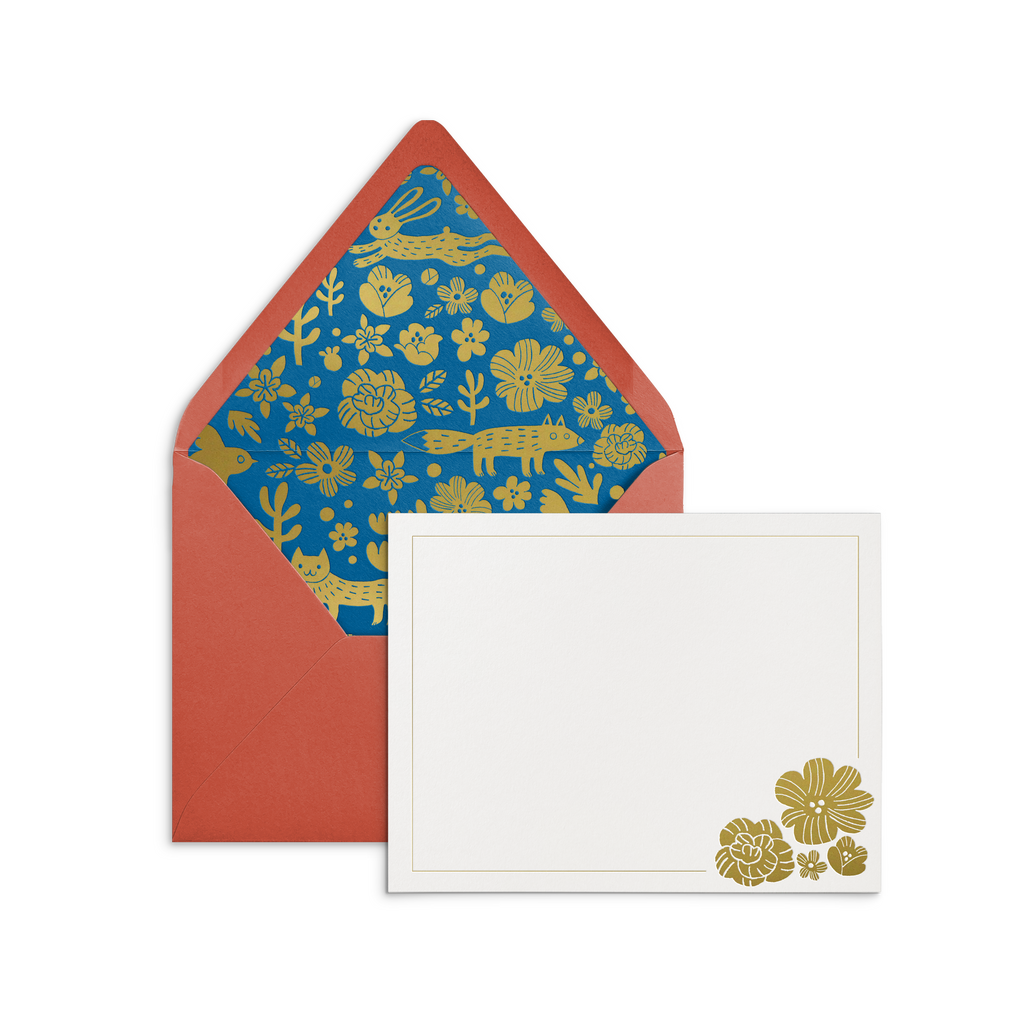 Smitten on Paper x Fugu Luxe Lined Note Set Red