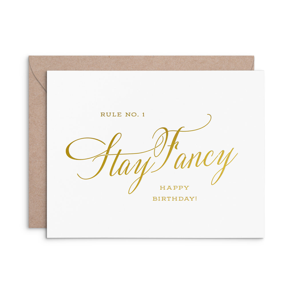 Fancy Birthday Greeting Card