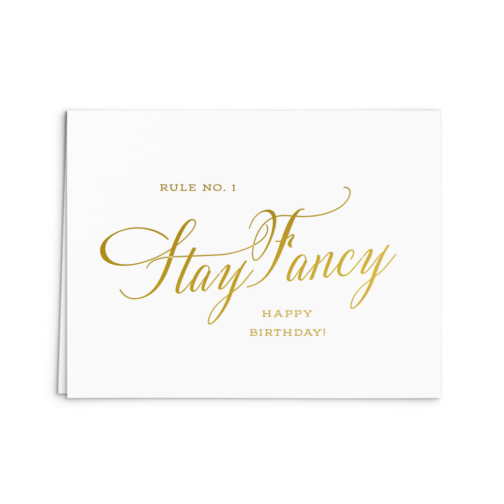 Fancy Birthday Greeting Card