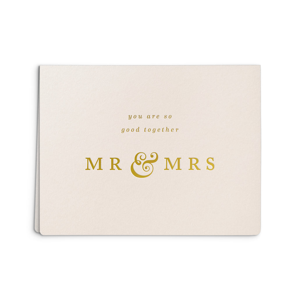 Mr & Mrs Greeting Card