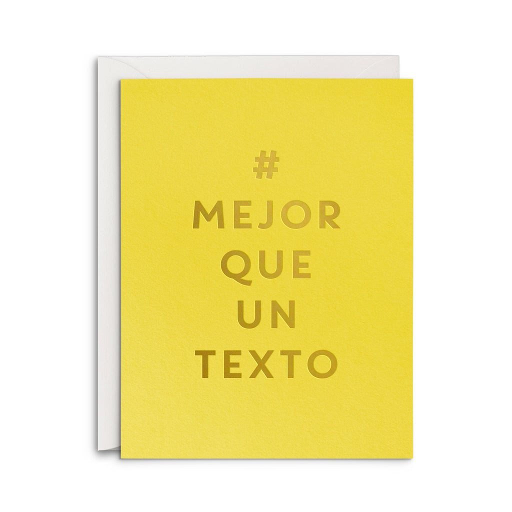 Spanish Texto Greeting Card