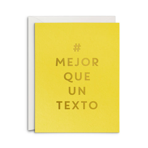 Spanish Texto Greeting Card