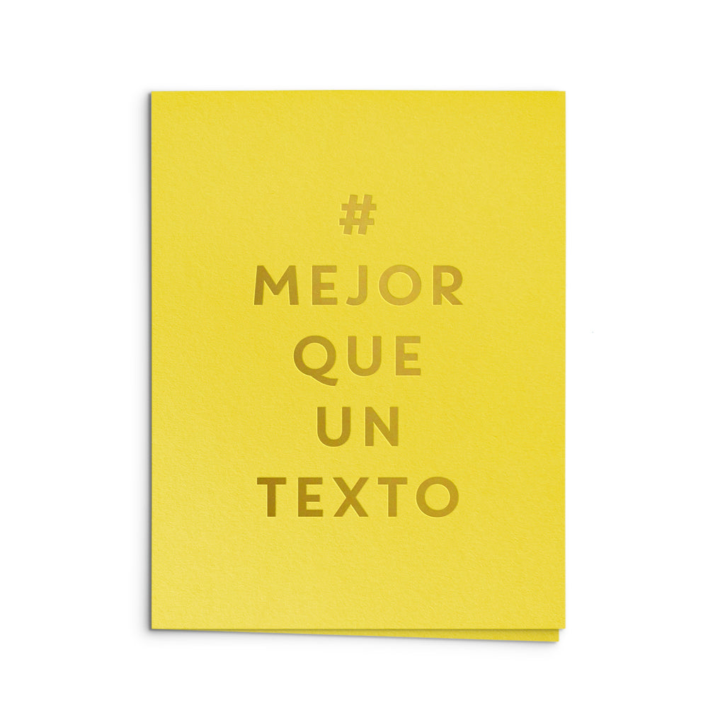 Spanish Texto Greeting Card