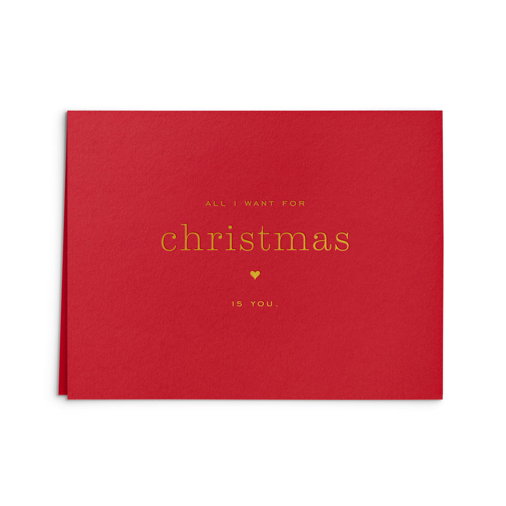 All I Want for Christmas Greeting Card