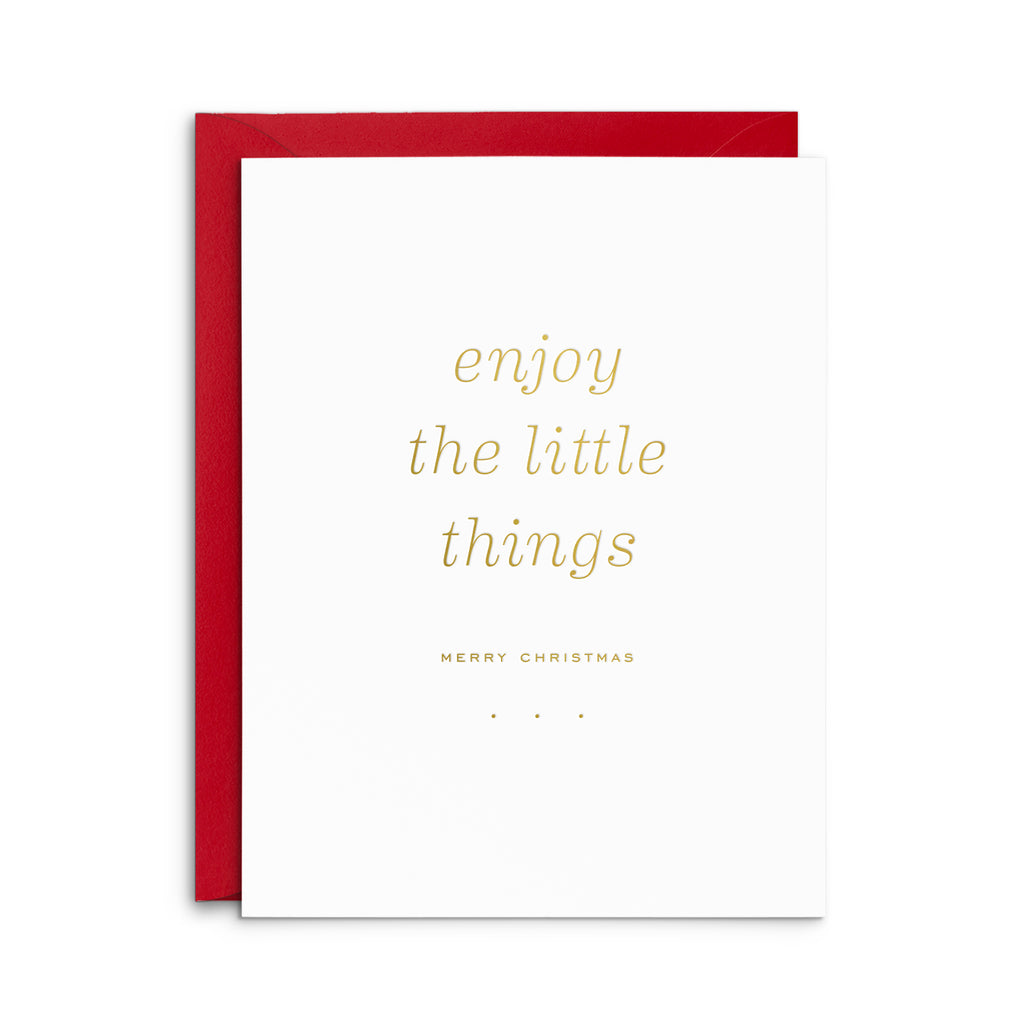 Little Things Christmas Greeting Card