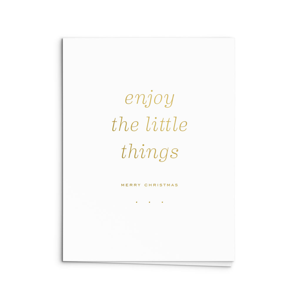 Little Things Christmas Greeting Card