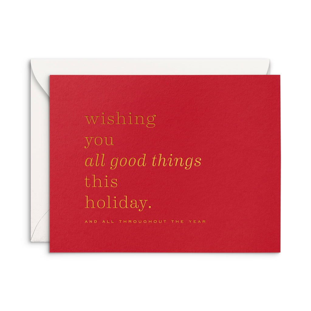 Good Things Holiday Greeting Card