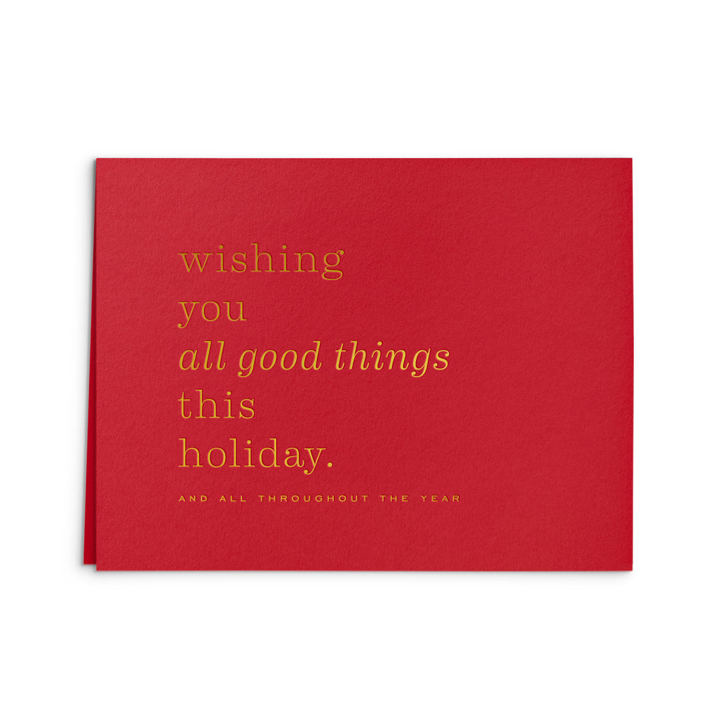 Good Things Holiday Greeting Card