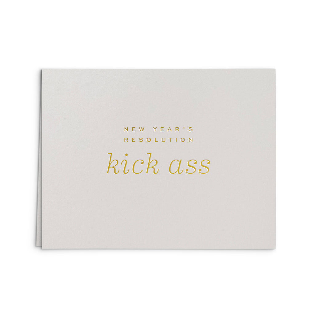 Kick Ass Greeting Card