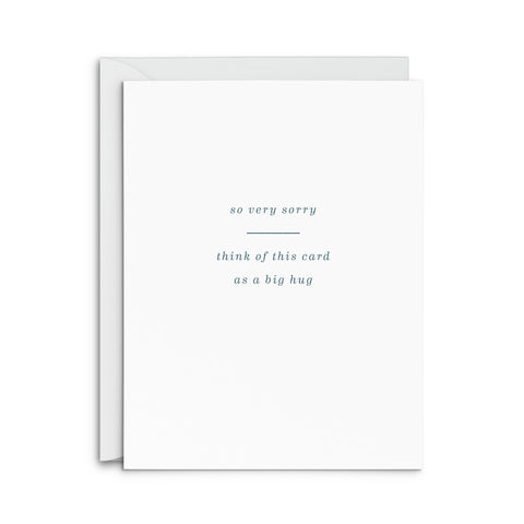 Big Hug Sympathy Greeting Card