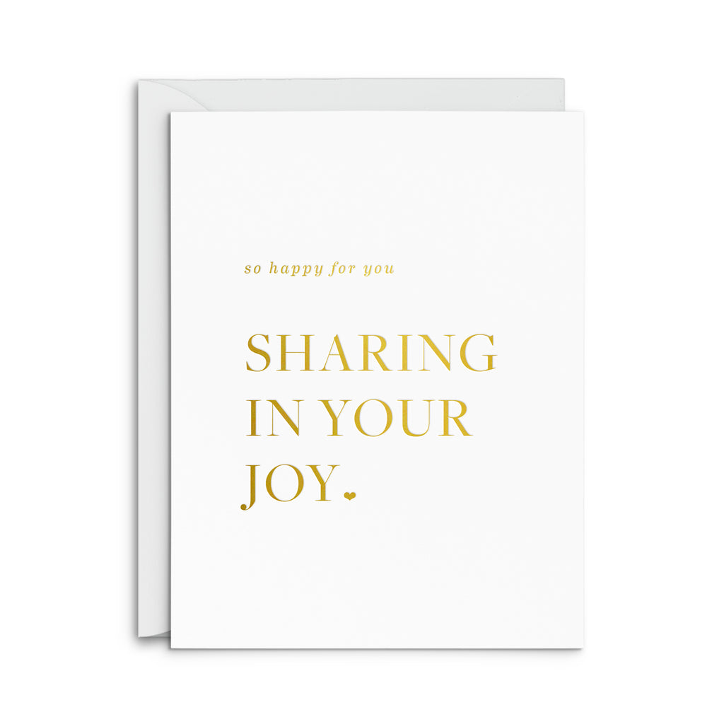 Sharing Your Joy Greeting Card