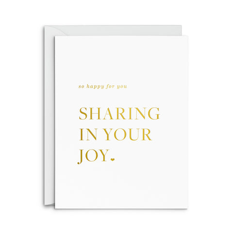 Sharing Your Joy Greeting Card
