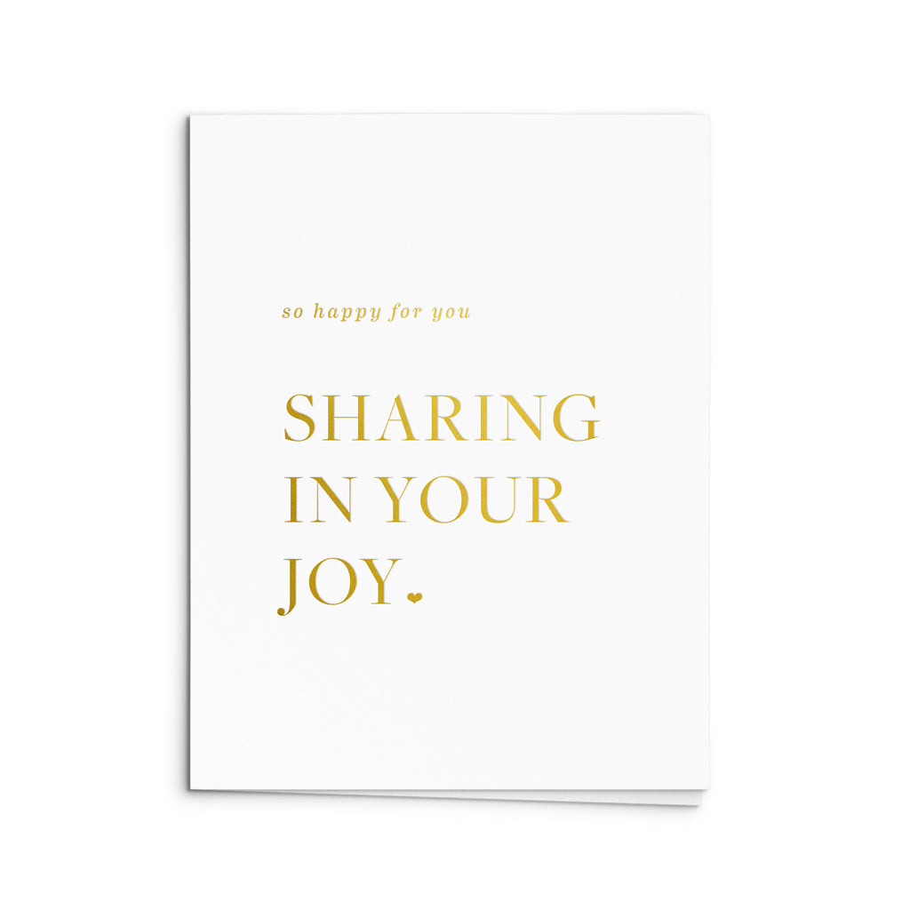 Sharing Your Joy Greeting Card