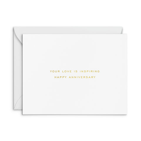 Inspiring Anniversary Greeting Card