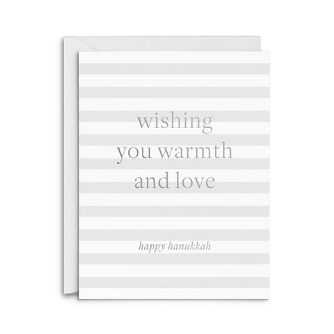 Warmth and Love Hanukkah Greeting Card