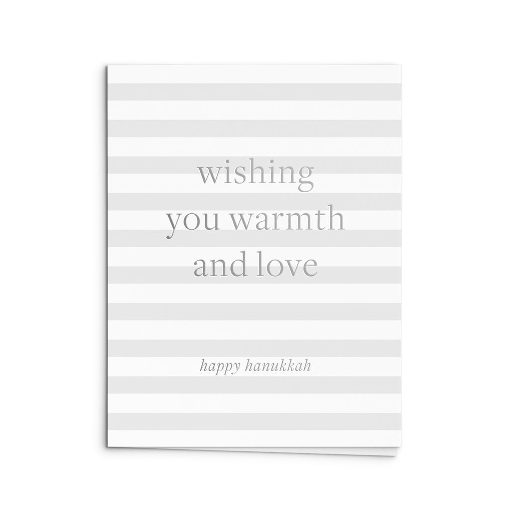 Warmth and Love Hanukkah Greeting Card
