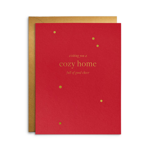 Cozy Home Holiday Greeting Card