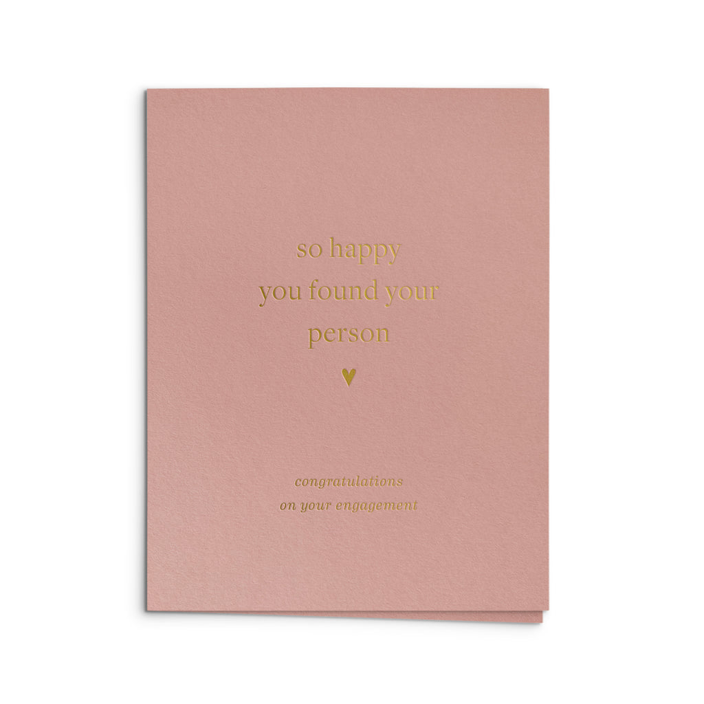 Your Person Engagement Greeting Card
