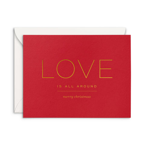 Love is All Around Greeting Card