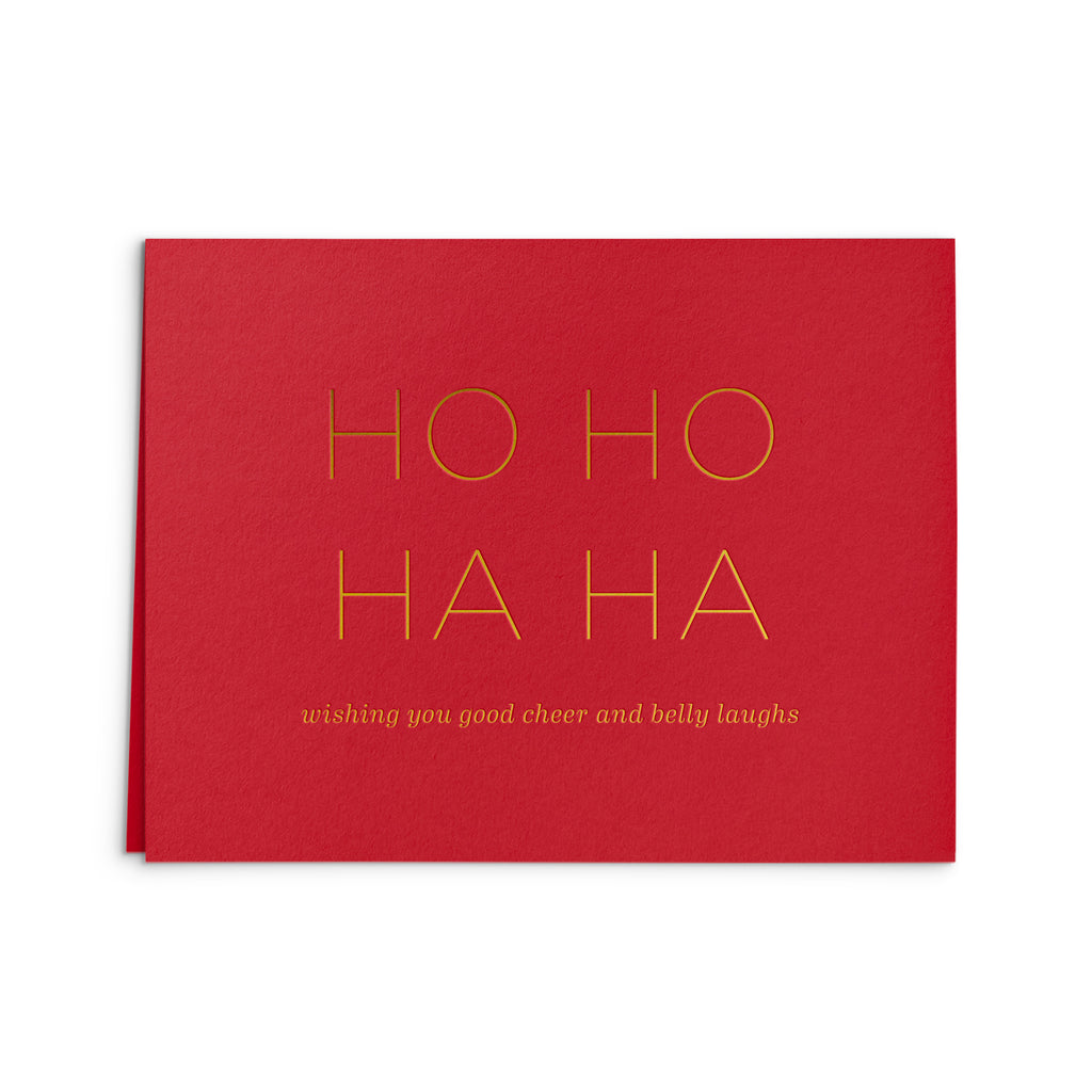 HO HO HA HA Greeting Card