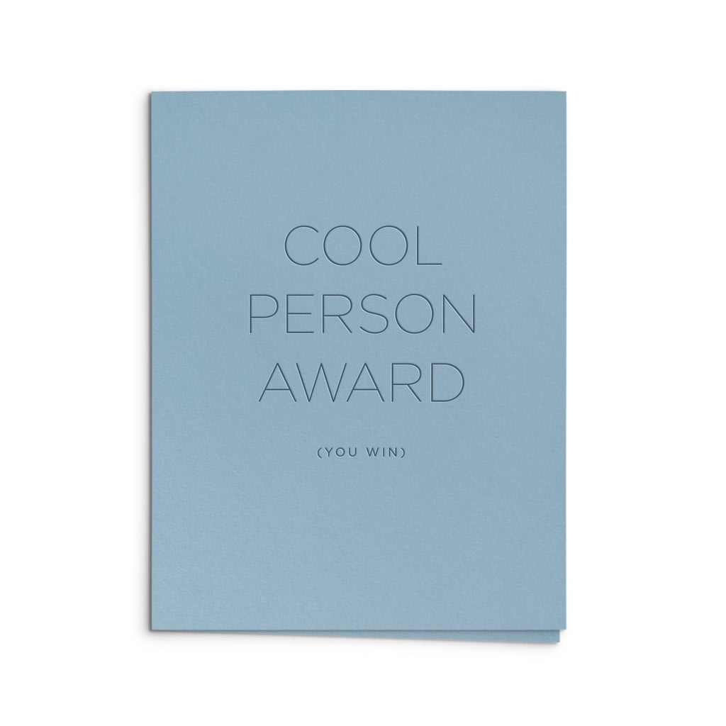 Cool Person Greeting Card