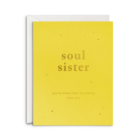 Soul Sister Greeting Card