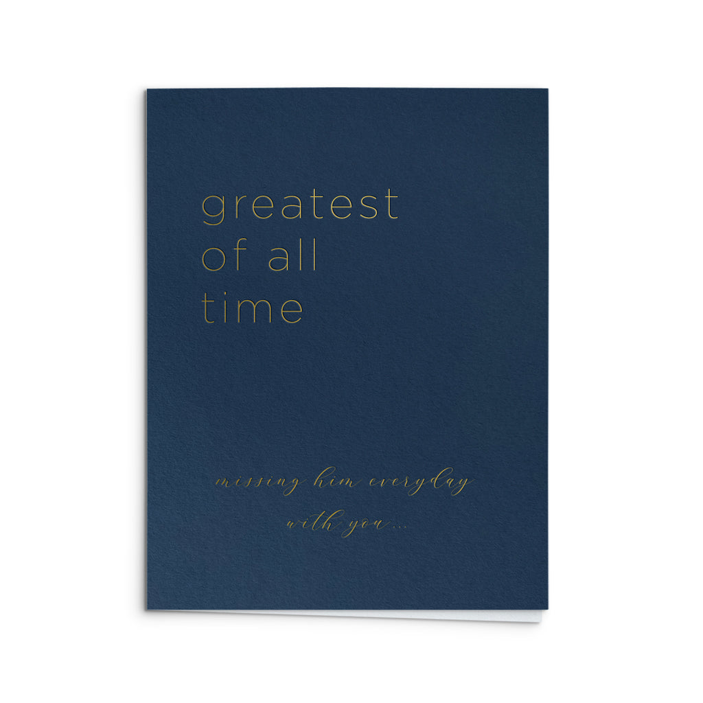 Miss Him Too Greeting Card