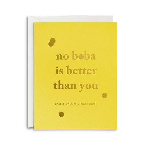 Better Boba Greeting Card