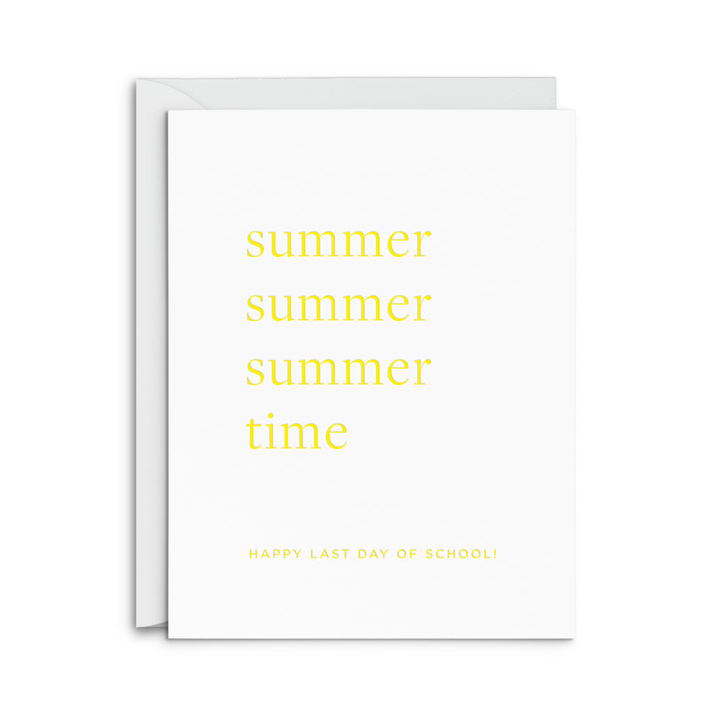 Summer Time Greeting Card