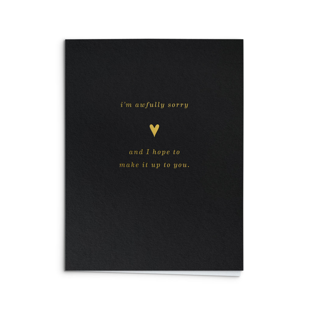 Awfully Sorry Greeting Card