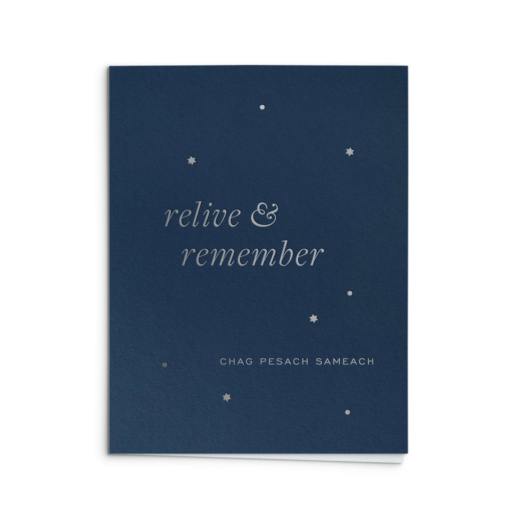 Relive & Remember Passover Greeting Card