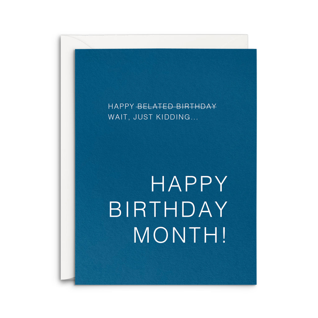 Happy Birthmonth Birthday Greeting Card