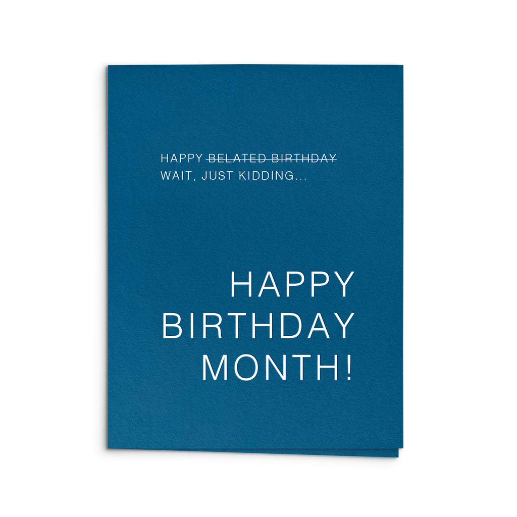 Happy Birthmonth Birthday Greeting Card