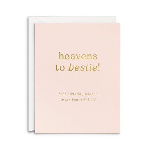 Heavens to Bestie Greeting Card