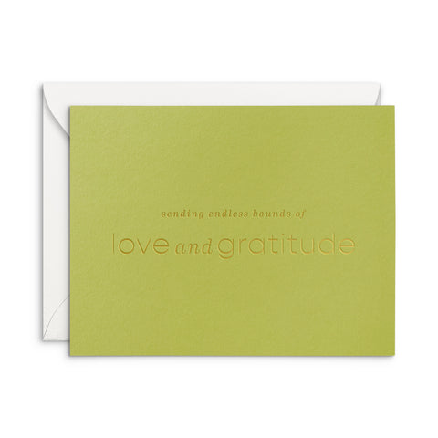 Boundless Love and Gratitude Greeting Card