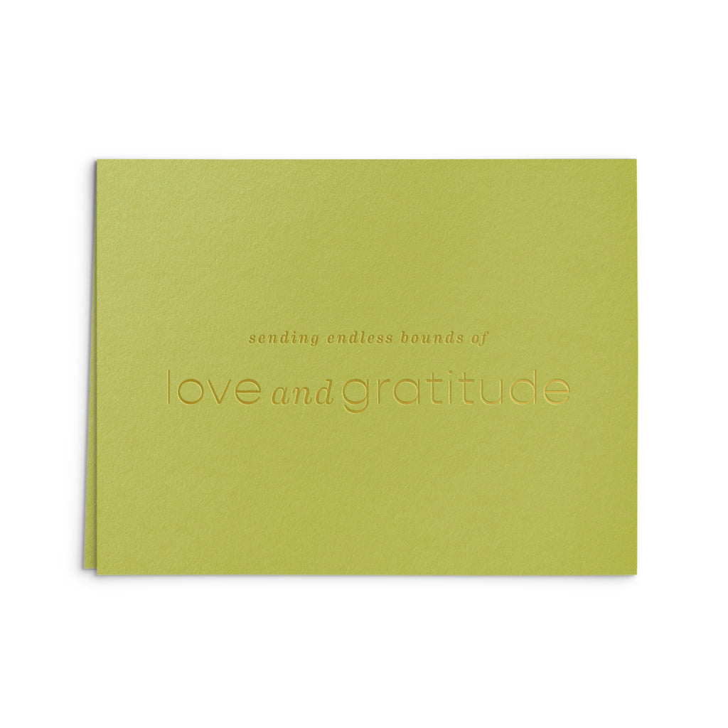 Boundless Love and Gratitude Greeting Card