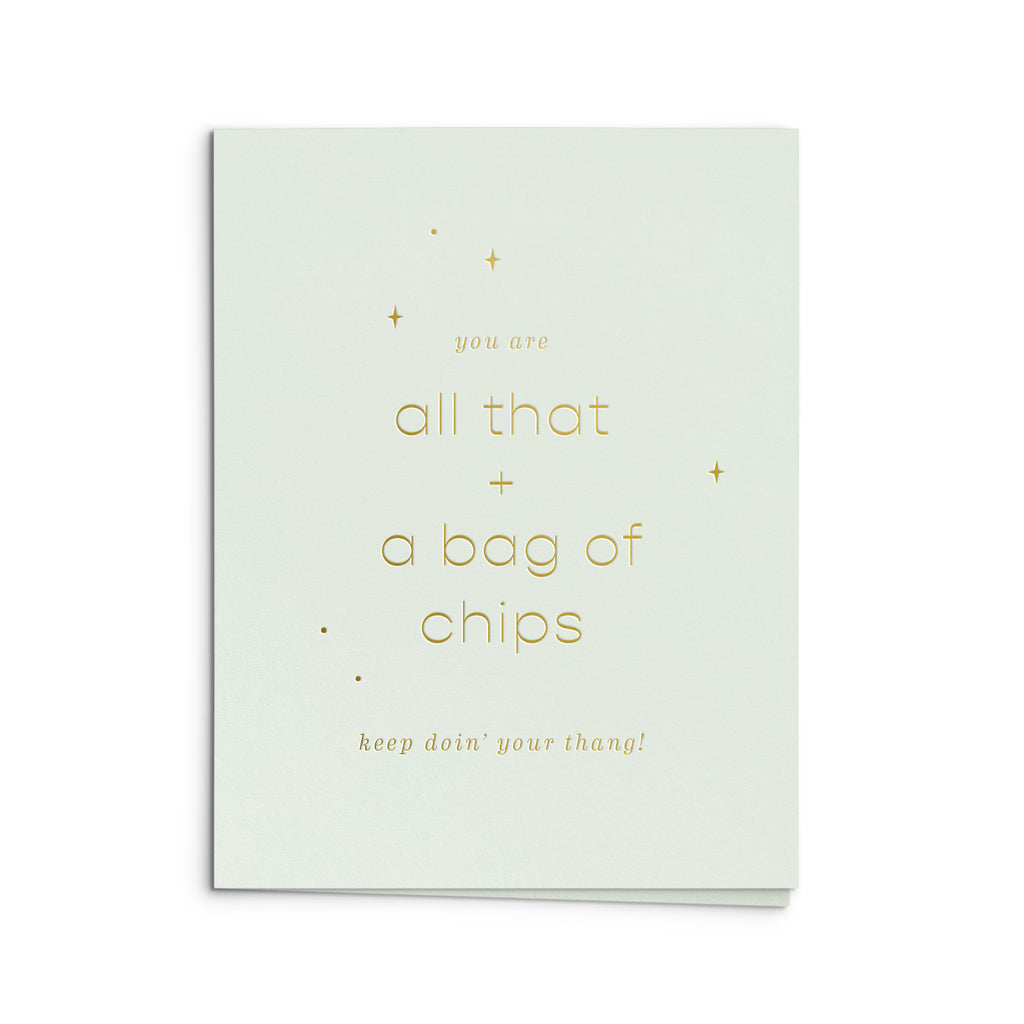 You’re All That Greeting Card