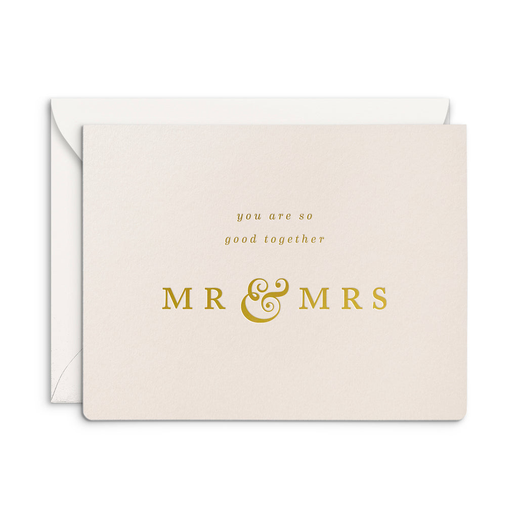 Mr & Mrs Greeting Card