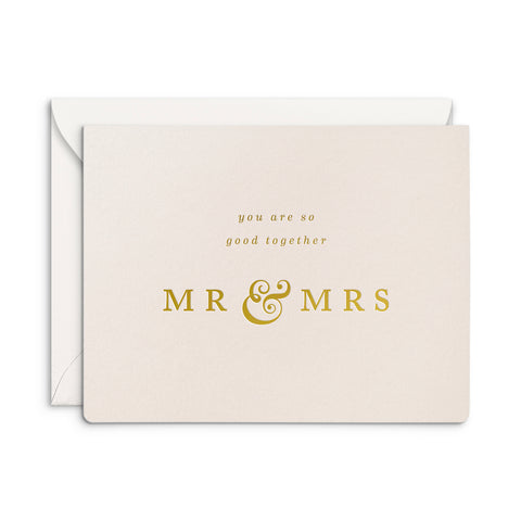 Mr & Mrs Greeting Card