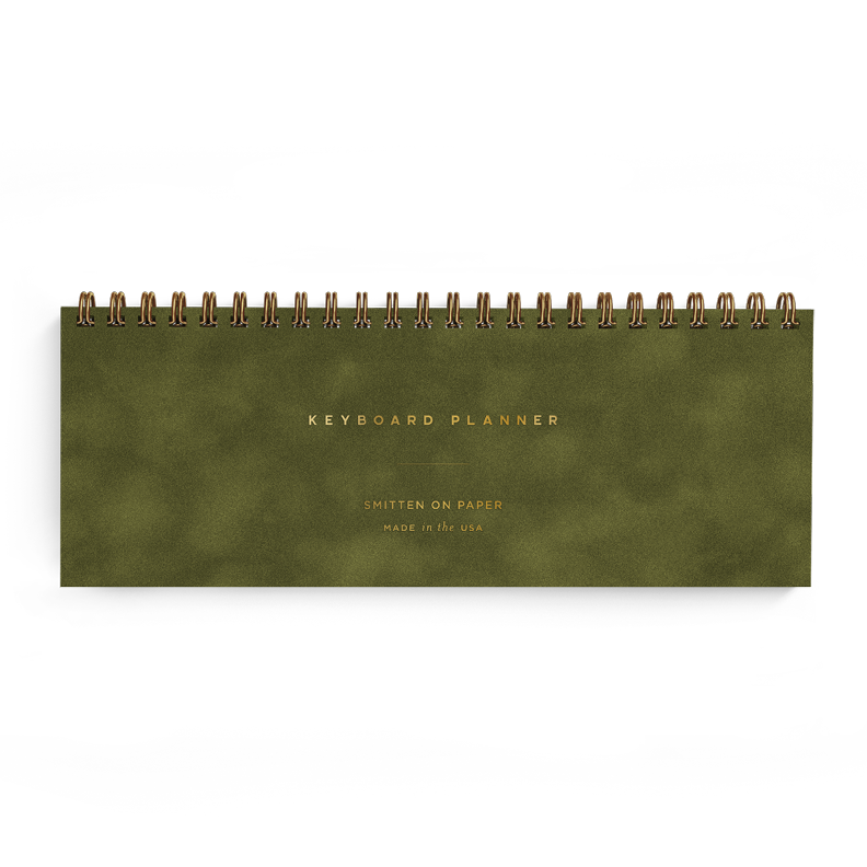 Keyboard Planner in Velvet Moss