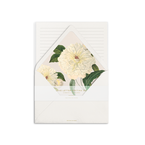 Vintage Peony Luxe Letter Writing Set