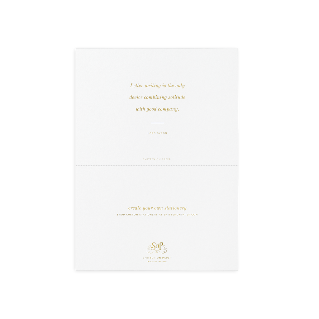 Luxe Letter Writing Set Lavender Ditsy