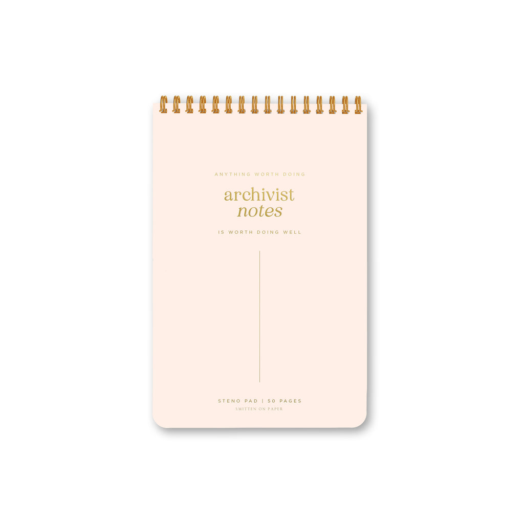Steno Notepad Blush