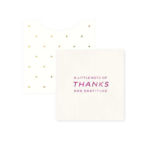 Little Note Thanks Mini Enclosure
