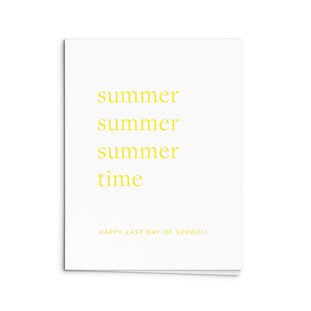 Summer Time Greeting Card
