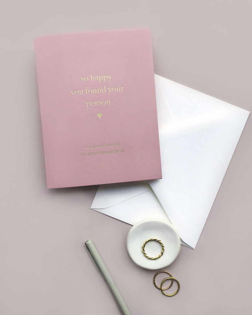 Your Person Engagement Greeting Card