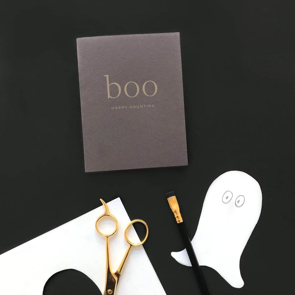 Boo Greeting Card