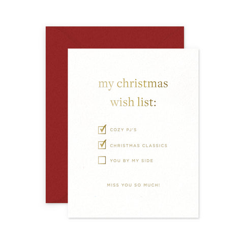 Christmas Wish Greeting Card