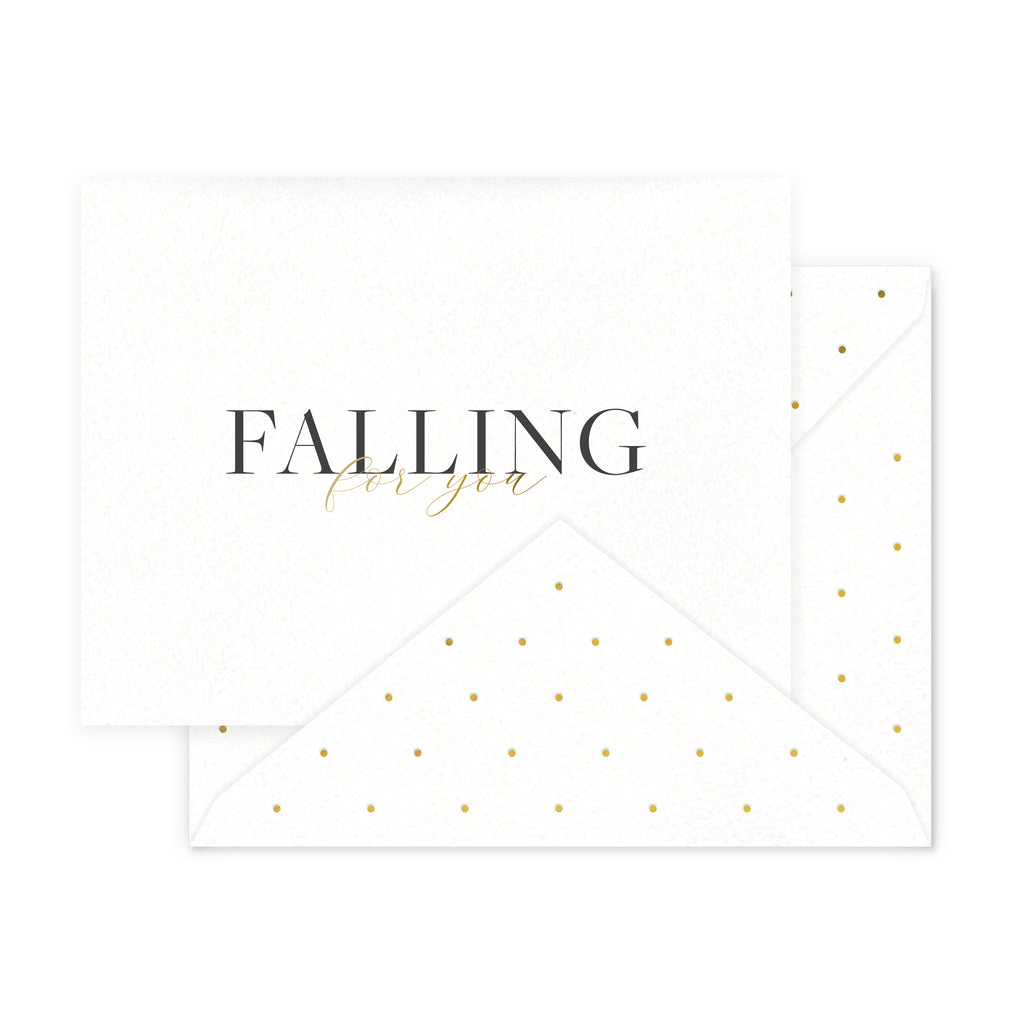 Falling For You Greeting Card